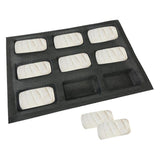 Maxbell Silicone Bread Form Baking Mold for Bread, Loaf, Muffin, Brownie, Cornbread, Cheesecake, Pudding, Pastry, Kitchen Bakeware, 9 Cavity - Aladdin Shoppers