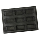 Maxbell Silicone Bread Form Baking Mold for Bread, Loaf, Muffin, Brownie, Cornbread, Cheesecake, Pudding, Pastry, Kitchen Bakeware, 9 Cavity - Aladdin Shoppers