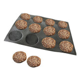 Maxbell 12 Cup Silicone Muffin Pan - Non-Stick Cupcake Pan - BPA Free Baking Mold - Dishwasher Safe - Aladdin Shoppers