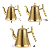 Maxbell Coffee Kettle Pour Over Coffee Hand Drip Pot Stainless with Infuser 1.0L - Aladdin Shoppers