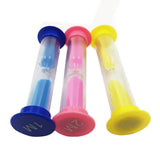 Maxbell Set of 3 Sand Timer - Hourglass Sandglass Timer - Blue + Pink + Yellow, 1 Minute + 2 Minutes + 3 Minutes - Aladdin Shoppers