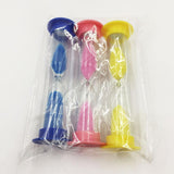 Maxbell Set of 3 Sand Timer - Hourglass Sandglass Timer - Blue + Pink + Yellow, 1 Minute + 2 Minutes + 3 Minutes - Aladdin Shoppers