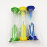 Maxbell Set of 3 Sand Timer - Hourglass Sandglass Timer - Blue + Green + Yellow, 1 Minute + 3 Minutes + 5 Minutes - Aladdin Shoppers