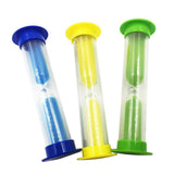 Maxbell Set of 3 Sand Timer - Hourglass Sandglass Timer - Blue + Green + Yellow, 1 Minute + 3 Minutes + 5 Minutes - Aladdin Shoppers