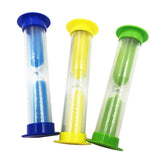 Maxbell Set of 3 Sand Timer - Hourglass Sandglass Timer - Blue + Green + Yellow, 1 Minute + 3 Minutes + 5 Minutes - Aladdin Shoppers