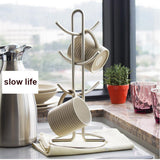 Maxbell Stainless Steel Cup Tea Coffee Mug Rack Holder Stand Kitchen - Aladdin Shoppers