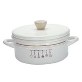 Maxbell Stovetop Enamel Stock Pot Cooking Stew Soup Cooking Pan Stockpot Hob - Aladdin Shoppers