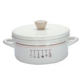 Maxbell Stovetop Enamel Stock Pot Cooking Stew Soup Cooking Pan Stockpot Hob - Aladdin Shoppers