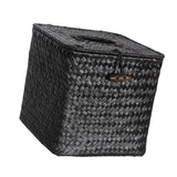 Woven Napkin Holder Kitchen Office Tissue Box Cover Holder Dispenser Black