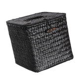 Woven Napkin Holder Kitchen Office Tissue Box Cover Holder Dispenser Black