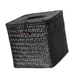 Woven Napkin Holder Kitchen Office Tissue Box Cover Holder Dispenser Black