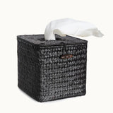 Woven Napkin Holder Kitchen Office Tissue Box Cover Holder Dispenser Black