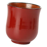 Maxbell Handmade Wooden Tea Cup Coffee Mug Handmade Mugs Natural Wood Cups Red - Aladdin Shoppers