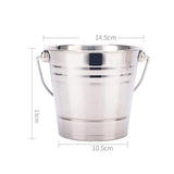 Maxbell 2PCS Portable Stainless Steel Ice Bucket Champagne Wine Beer Cooler 1.5L/2L