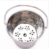 Maxbell 2PCS Portable Stainless Steel Ice Bucket Champagne Wine Beer Cooler 1.5L/2L