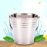 Maxbell 2PCS Portable Stainless Steel Ice Bucket Champagne Wine Beer Cooler 1.5L/2L