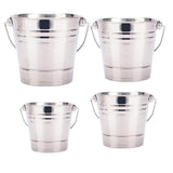 Maxbell 2PCS Portable Stainless Steel Ice Bucket Champagne Wine Beer Cooler 1.5L/2L