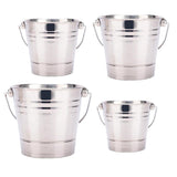 Maxbell 2PCS Portable Stainless Steel Ice Bucket Champagne Wine Beer Cooler 1.5L/2L