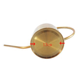 900ml Long Spout Houseplant Watering Pot Stainless Steel Golden Watering Can Home Garden Ornament - Aladdin Shoppers