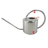 900ml Long Spout Houseplant Watering Pot Stainless Steel Silver Watering Can Home Garden Ornament - Aladdin Shoppers