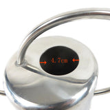 900ml Long Spout Houseplant Watering Pot Stainless Steel Silver Watering Can Home Garden Ornament - Aladdin Shoppers