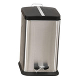 Maxbell 6L/ 1.6 Gallon Step Trash Can, Pedal Bin with Plastic Inner Buckets and Carry Handles, Fingerprint Proof Stainless Steel, Slow Close - Aladdin Shoppers