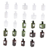 Maxbell 2pcs Foaming Soap Pump Dispenser Cosmetic Container Bottle 100ml 250ml White