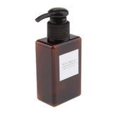 Maxbell 3pcs Foaming Soap Pump Dispenser Cosmetic Container Bottle Brown