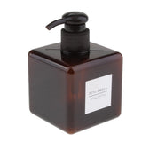 Maxbell 2pcs Foaming Soap Pump Dispenser Cosmetic Container Bottle 100ml 250ml Brown