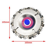 22 Tooth 4-inch Cut Grinder Disc and Chain For 4 inch 4-1/2-inch Angle Grinder Arbor - Aladdin Shoppers