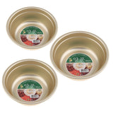 Maxbell 2 Pieces Yellow Aluminum Mixing Bowl Korean Style Nesting Bowl