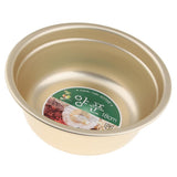 Maxbell 2 Pieces Yellow Aluminum Mixing Bowl Korean Style Nesting Bowl