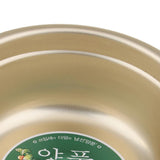 Maxbell 2 Pieces Yellow Aluminum Mixing Bowl Korean Style Nesting Bowl