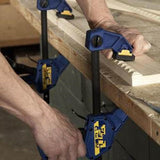6 Inch F Wood Working Clamp Bar Grip Ratchet Release Squeeze Hand DIY Tool - Aladdin Shoppers