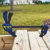 12Inch Wood Working Bar F Clamp Grip Ratchet Release Squeeze DIY Hand Gadget Tools, Hold Jigs and Fixtures Quick Release Clamps - Aladdin Shoppers