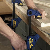 18 Inch F Wood Working Clamp Bar Grip Ratchet Release Squeeze Hand DIY Tool - Aladdin Shoppers