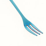 Salad Forks Stainless Steel Flatware Appetizer Dessert Forks Blue