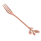 Salad Forks Stainless Steel Flatware Appetizer Dessert Forks Rose Golden