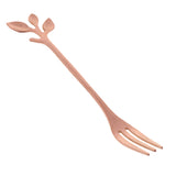 Salad Forks Stainless Steel Flatware Appetizer Dessert Forks Rose Golden
