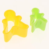 5Pcs/Set Gingerbread Man Cookie Cutter Set Cute Biscuit Molds Christmas Mold