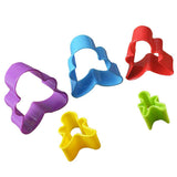 5Pcs/Set Gingerbread Man Cookie Cutter Set Cute Biscuit Molds Christmas Mold