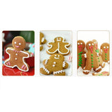 5Pcs/Set Gingerbread Man Cookie Cutter Set Cute Biscuit Molds Christmas Mold