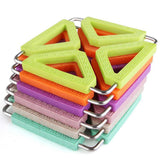 Kitchen Trivet Mat Adjustable Stainless Steel Silicone Pot Holder Table Pad Green