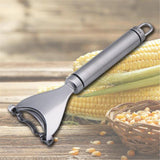 Corn Stripper Threshing Stainless Steel Corn Scraper Pitter Corer Thresher Cob Kerneler Cutter