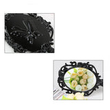 Maxbell Maxbell Travel Portable HD Handheld Cosmetic Vanity Mirror Makeup Beauty Tool Black