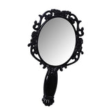 Maxbell Maxbell Travel Portable HD Handheld Cosmetic Vanity Mirror Makeup Beauty Tool Black