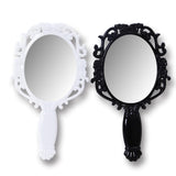 Maxbell Maxbell Travel Portable HD Handheld Cosmetic Vanity Mirror Makeup Beauty Tool Black
