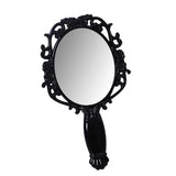 Maxbell Maxbell Travel Portable HD Handheld Cosmetic Vanity Mirror Makeup Beauty Tool Black