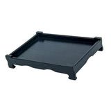 Maxbell Maxbell Wood Serving Tray Breakfast Decorative Food Coffee Tea  360X250X55cm black