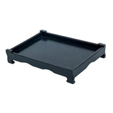Maxbell Maxbell Wood Serving Tray Breakfast Decorative Food Coffee Tea  360X250X55cm black
